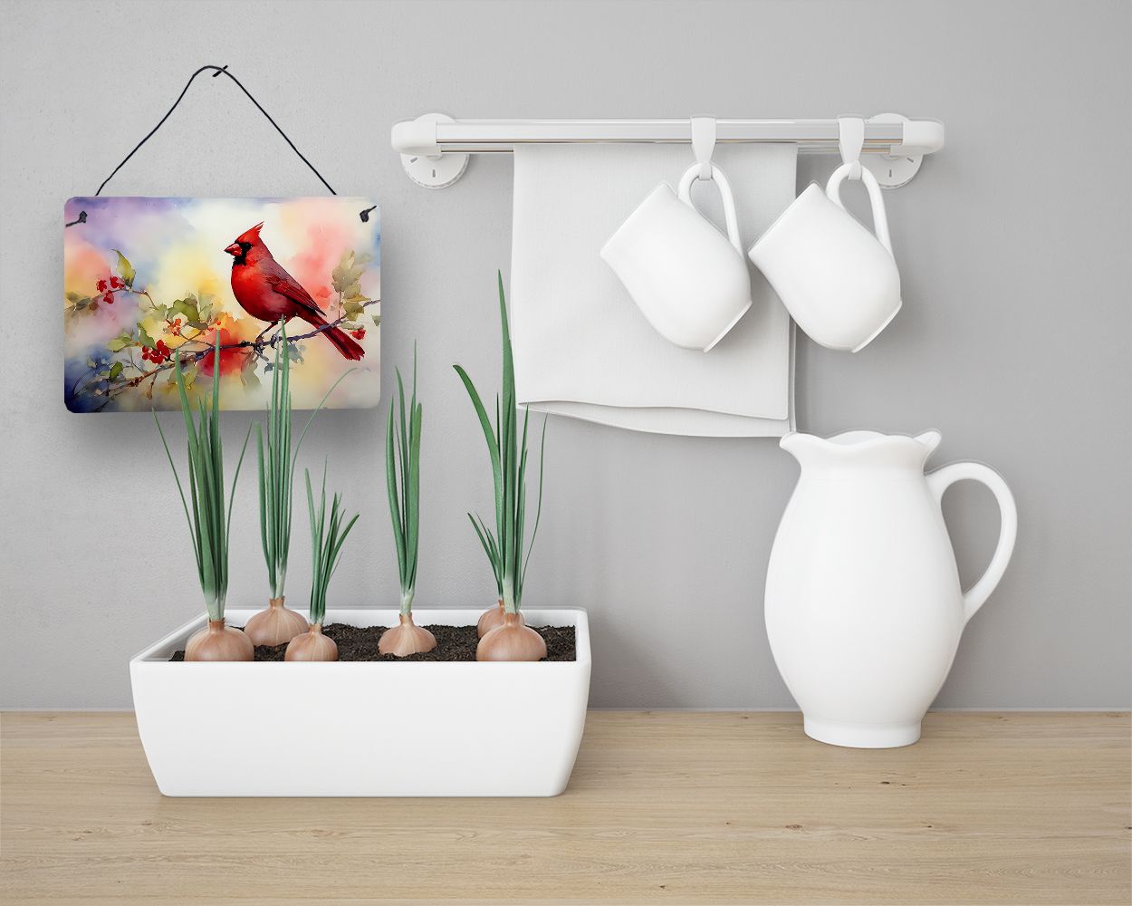 Cardinal Wall Hanging Metal Sign by Caroline's Treasures