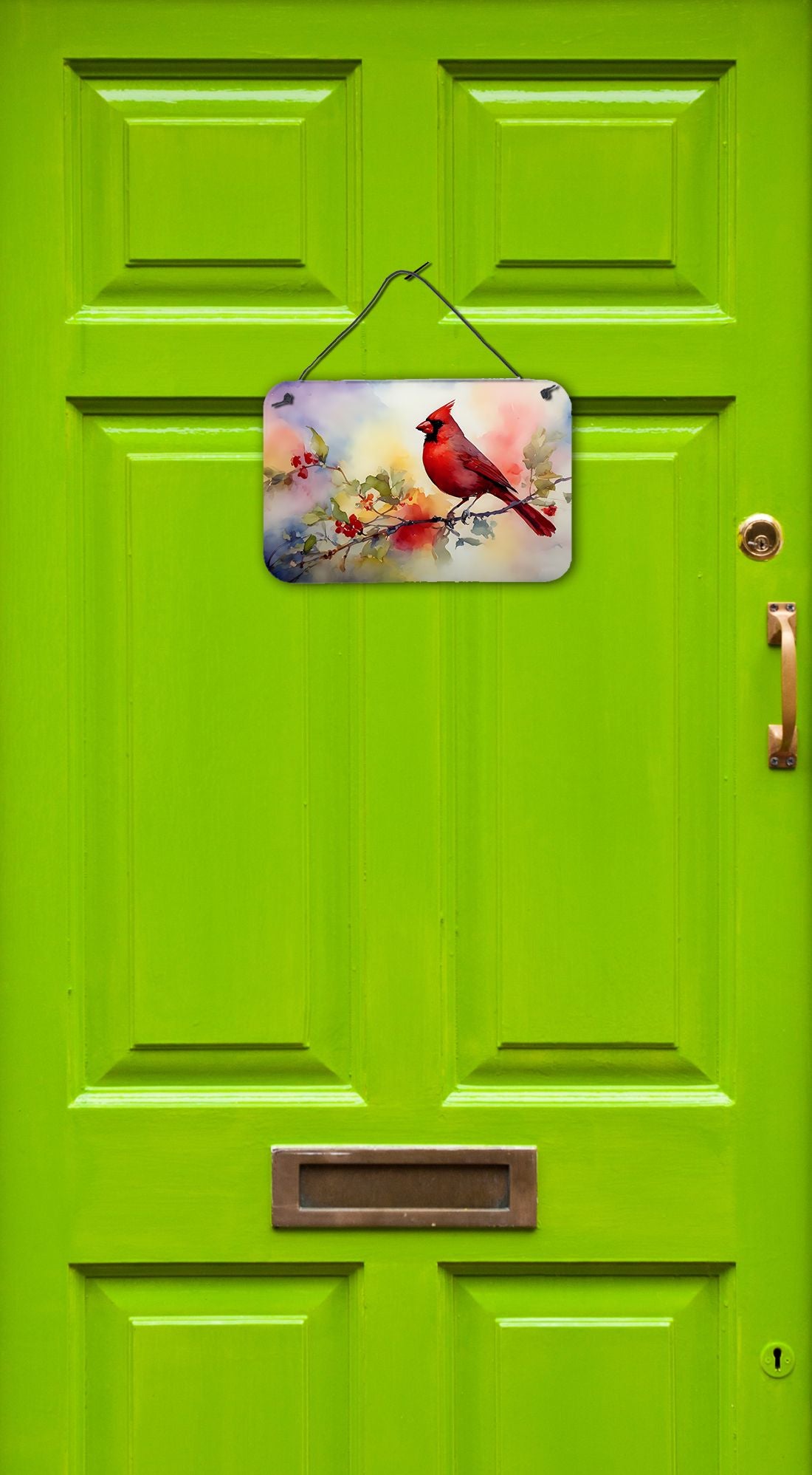 Cardinal Wall Hanging Metal Sign by Caroline's Treasures