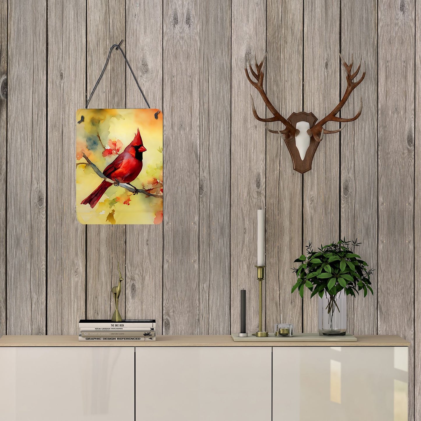Caroline’s Treasures- Cardinal 12x16 Aluminum Hanging Prints