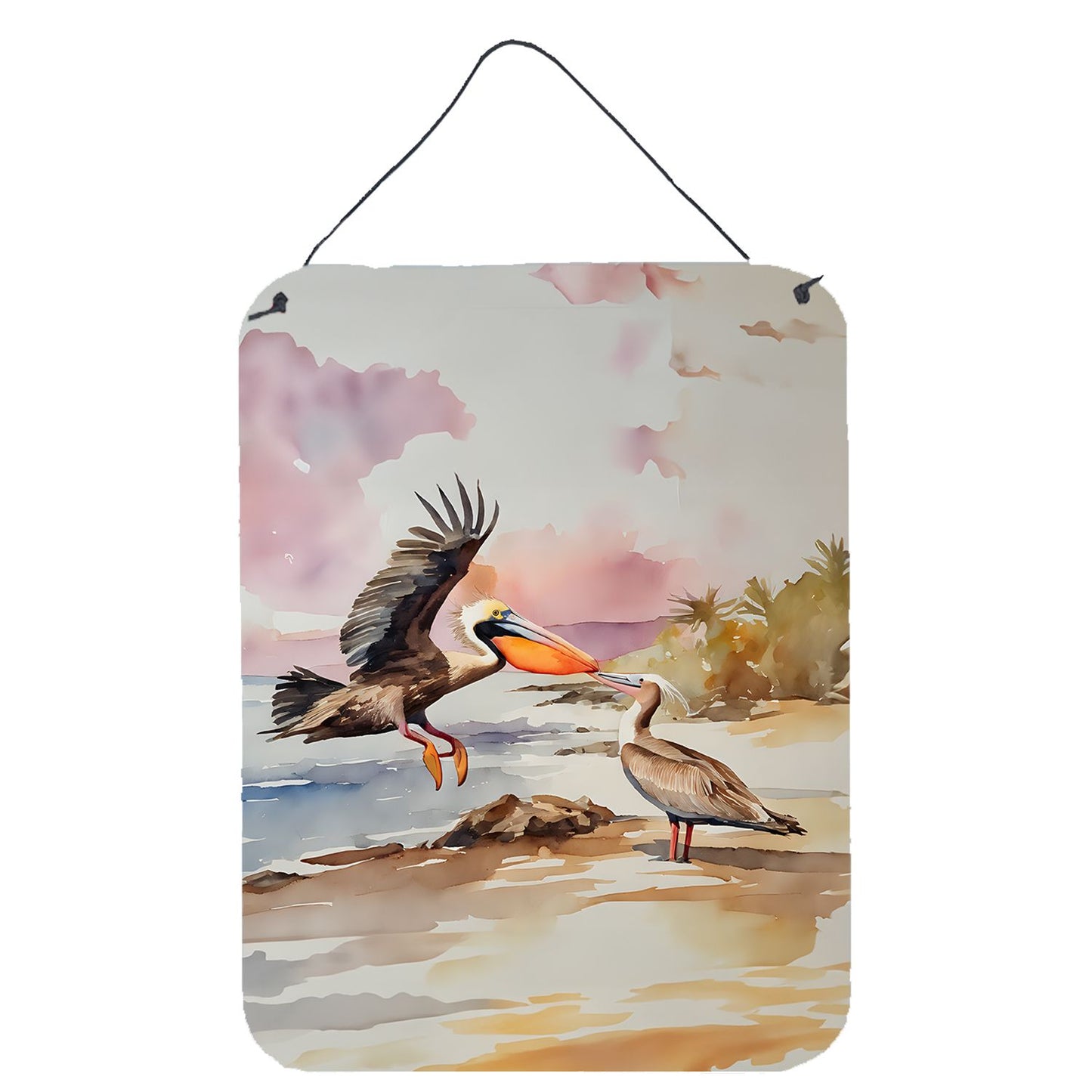 Pelican- Caroline's Treasures 12x16 Wall or Door Hanging Aluminum Prints