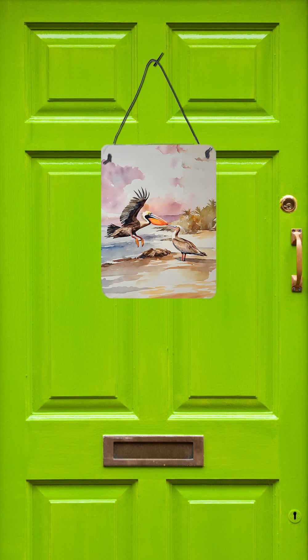 Pelican- Caroline's Treasures 12x16 Wall or Door Hanging Aluminum Prints
