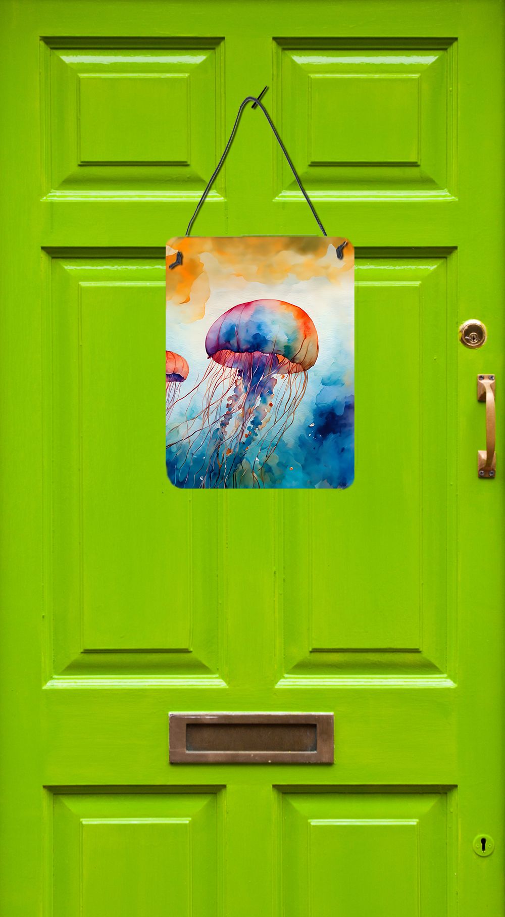 NEW Jellyfish - Caroline's Treasures 12x16 Wall or Door Hanging Aluminum Prints