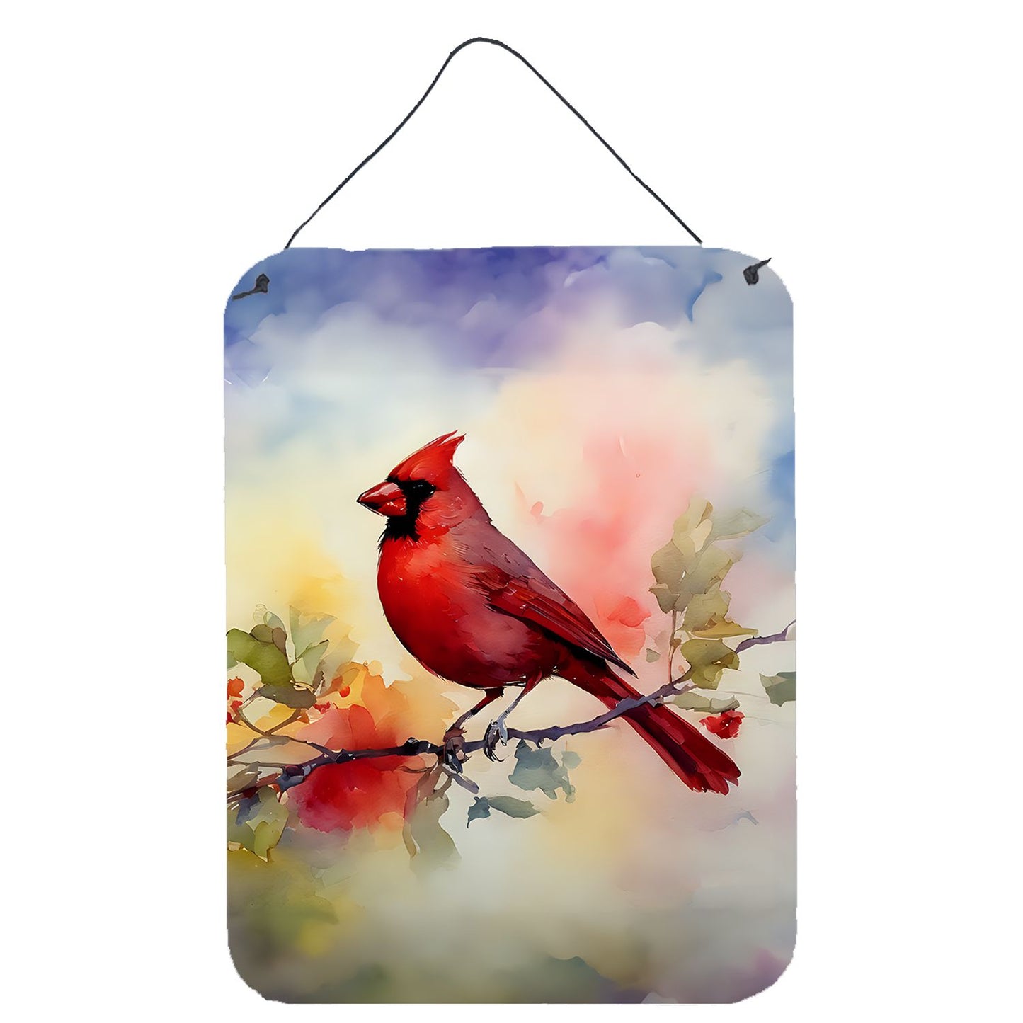 Caroline's Treasures Cardinal 12x16 Wall or Door Hanging Aluminum Prints
