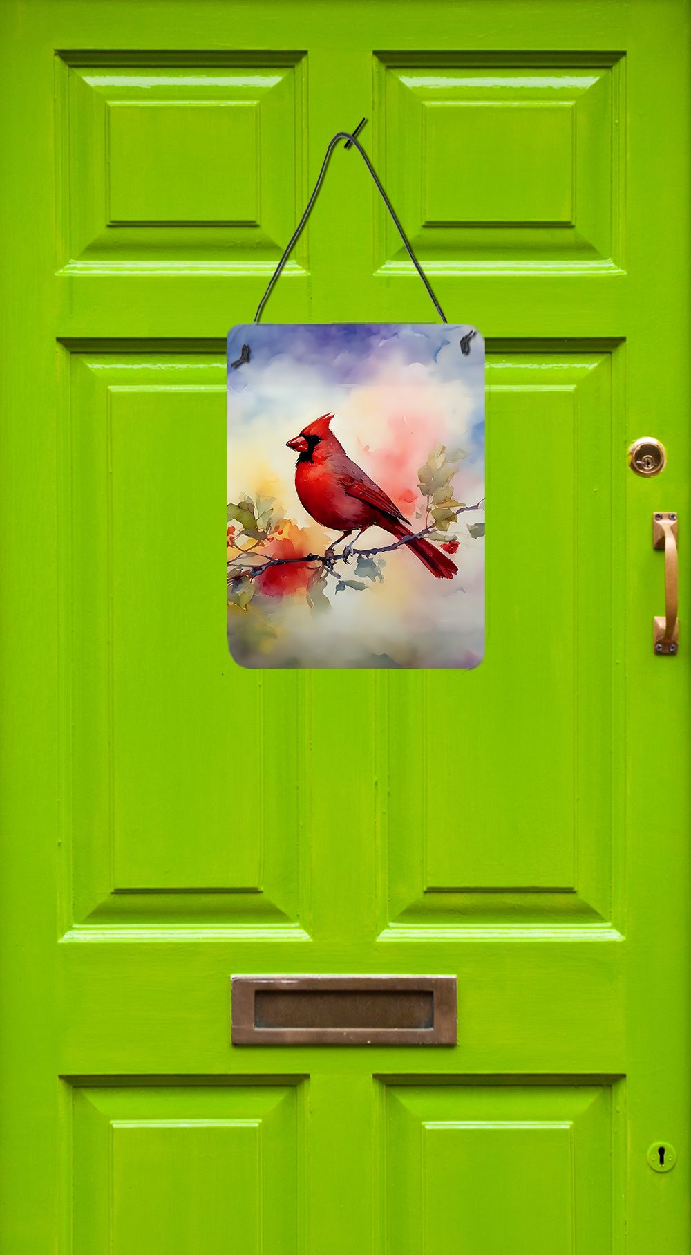 Caroline's Treasures Cardinal 12x16 Wall or Door Hanging Aluminum Prints