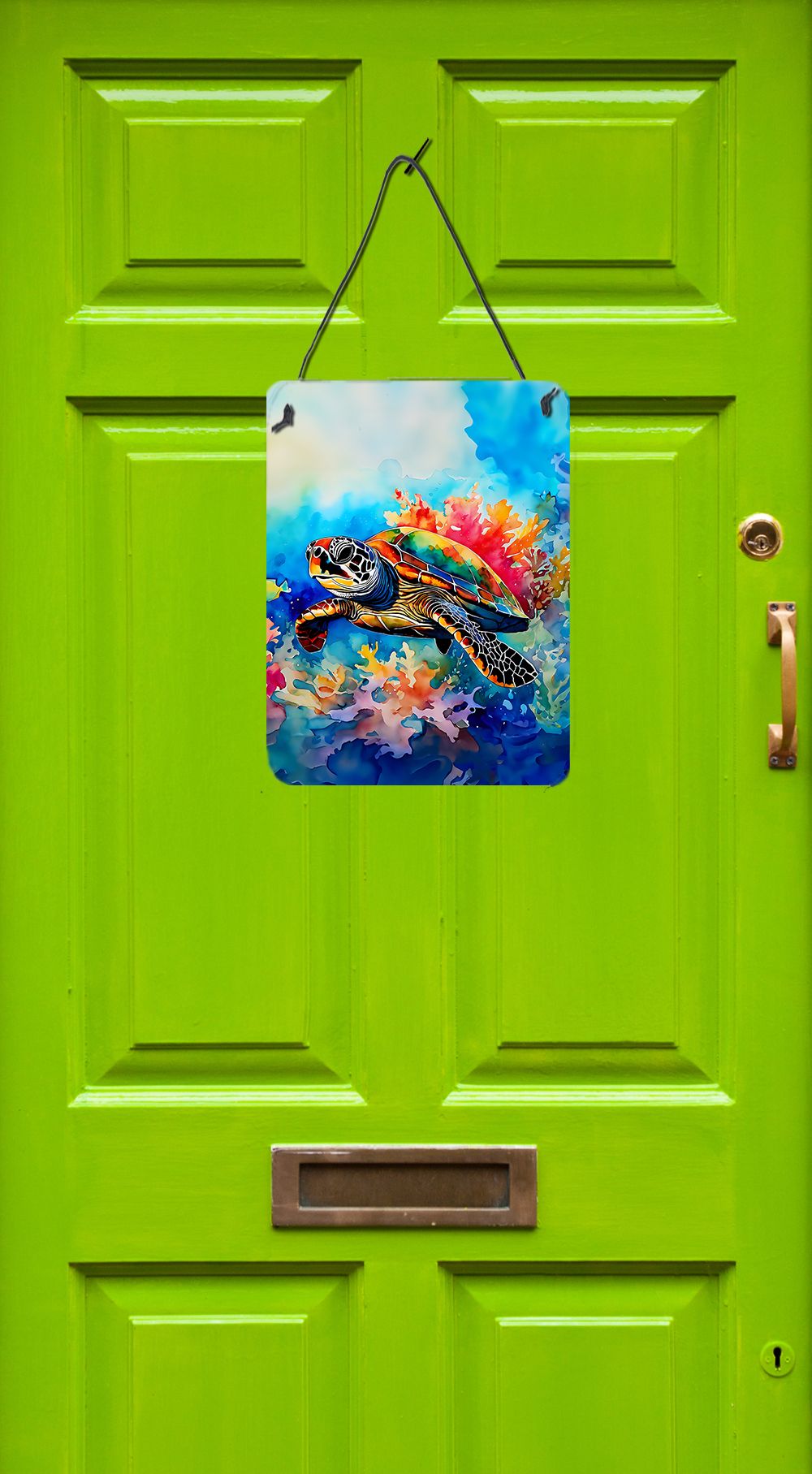 NEW Loggerhead Sea Turtle - Caroline's Treasures 12x16 Wall or Door Hanging Aluminum Prints