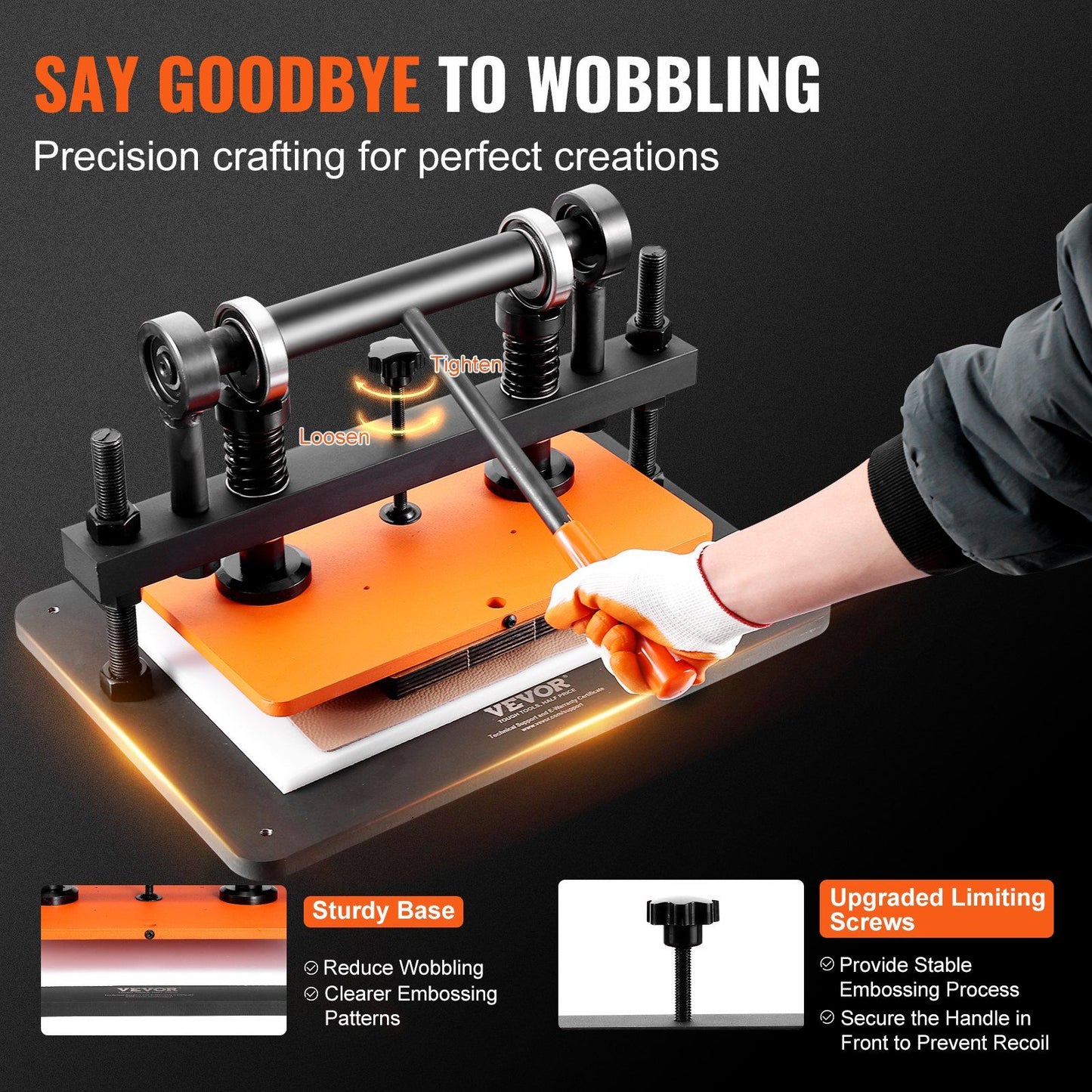 Leather Cutting Machine with 3306 lbs Load Capacity