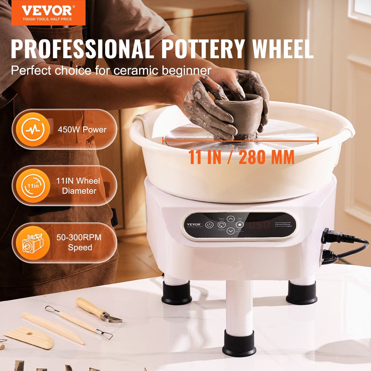 Professional Pottery Wheel Machine β Smooth, Quiet Precise Control