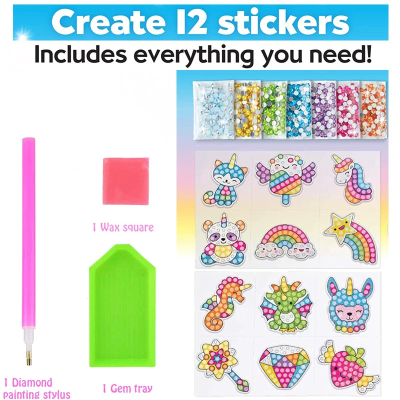 Create Big Gem Diamond Painting Sticker Kit