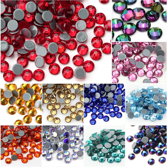 Multi-Color Crystal Glass Glitter Rhinestone Decoration