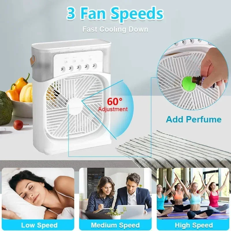 3 In 1 Fan Air Conditioner, Household Small Air Cooler