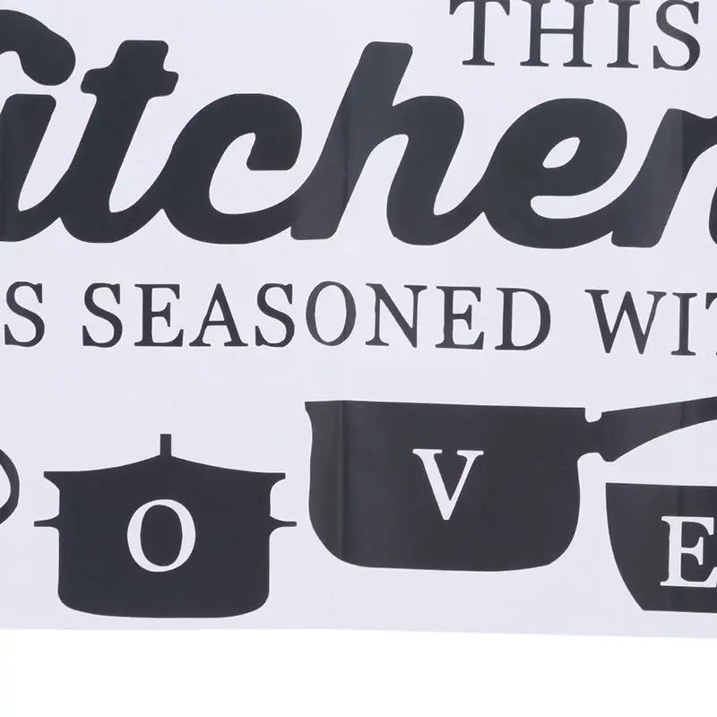 THIS KITCHEN IS SEASONED WITH LOVE Quotes Wall Stickers