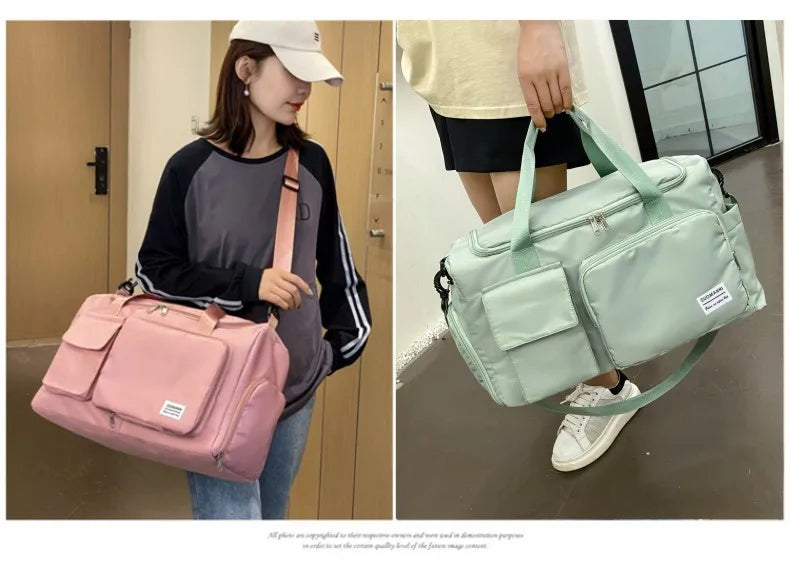 Sports Fitness Bag for Women, Travel Lightweight Luggage