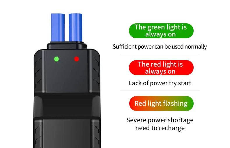Portable Car Jump Starter and  Air Compressor With EVA Bag
