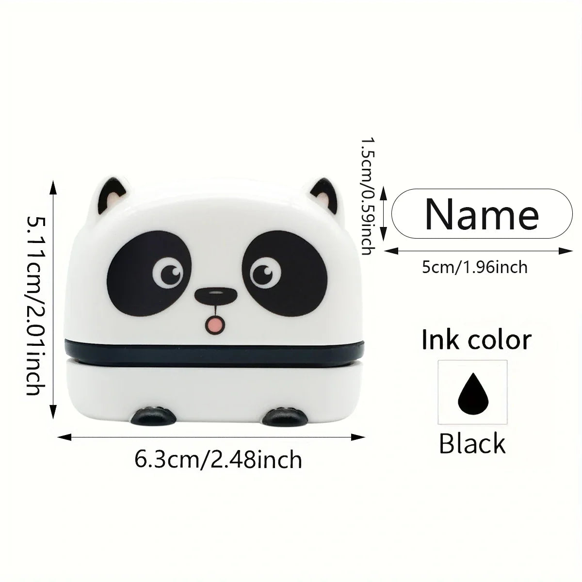Customized children's personalized inkpad stamp