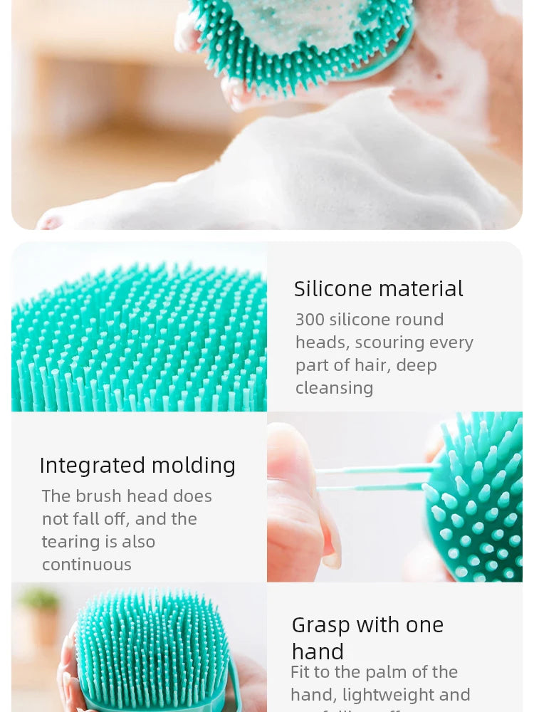 Pet Bathing Brush, add shampoo