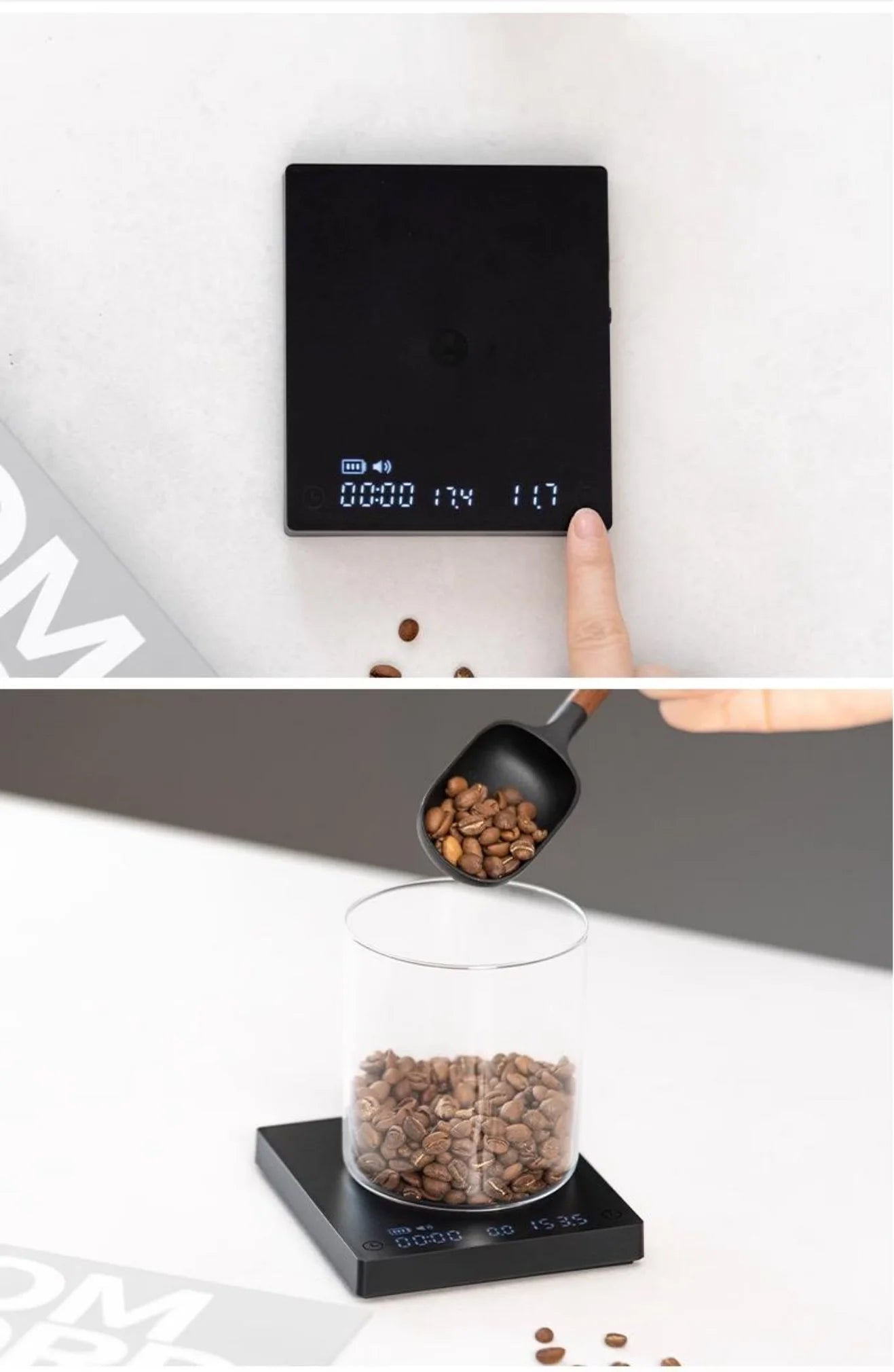 Black Mirror Mini New Espresso Coffee Scale