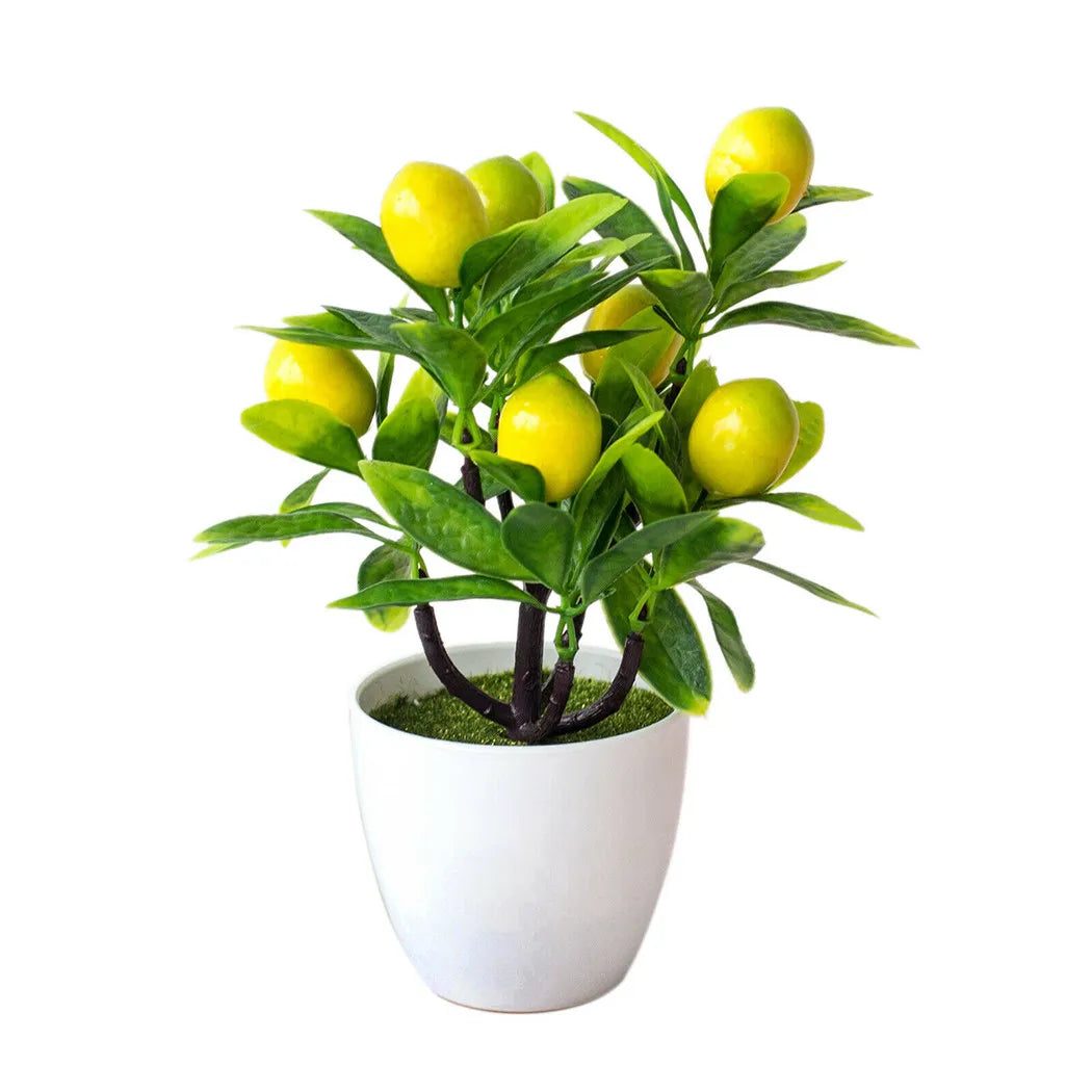 Artificial Lemon Potted Tree