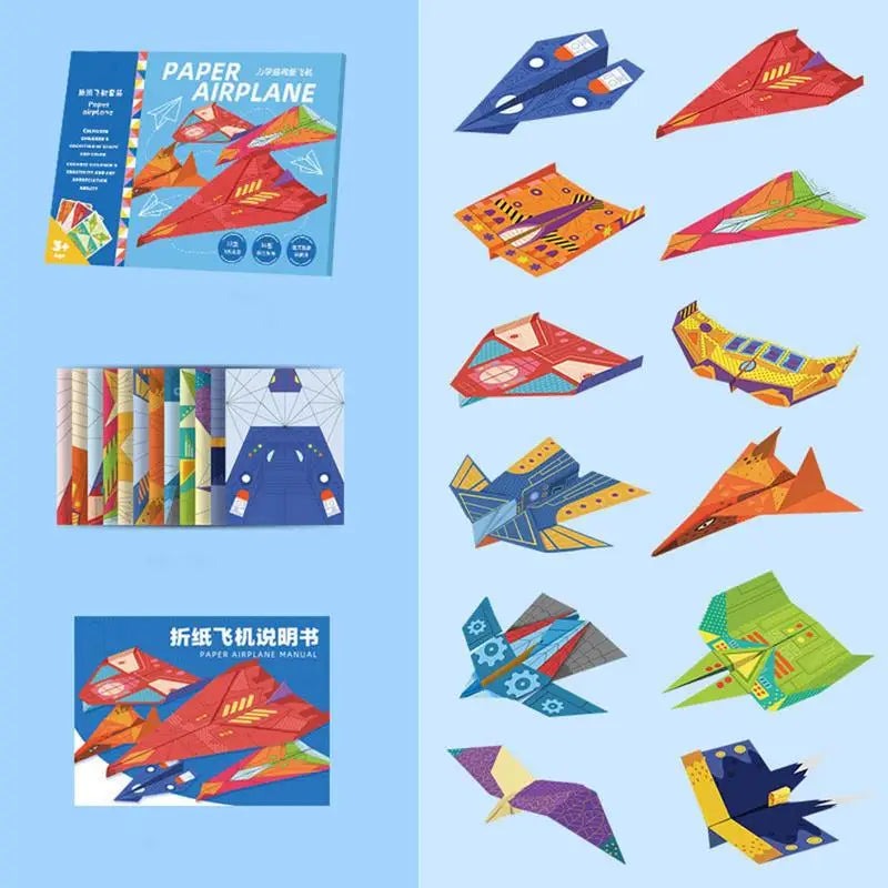 Paper Origami Craft Kit, airplanes, shapes and vehicles