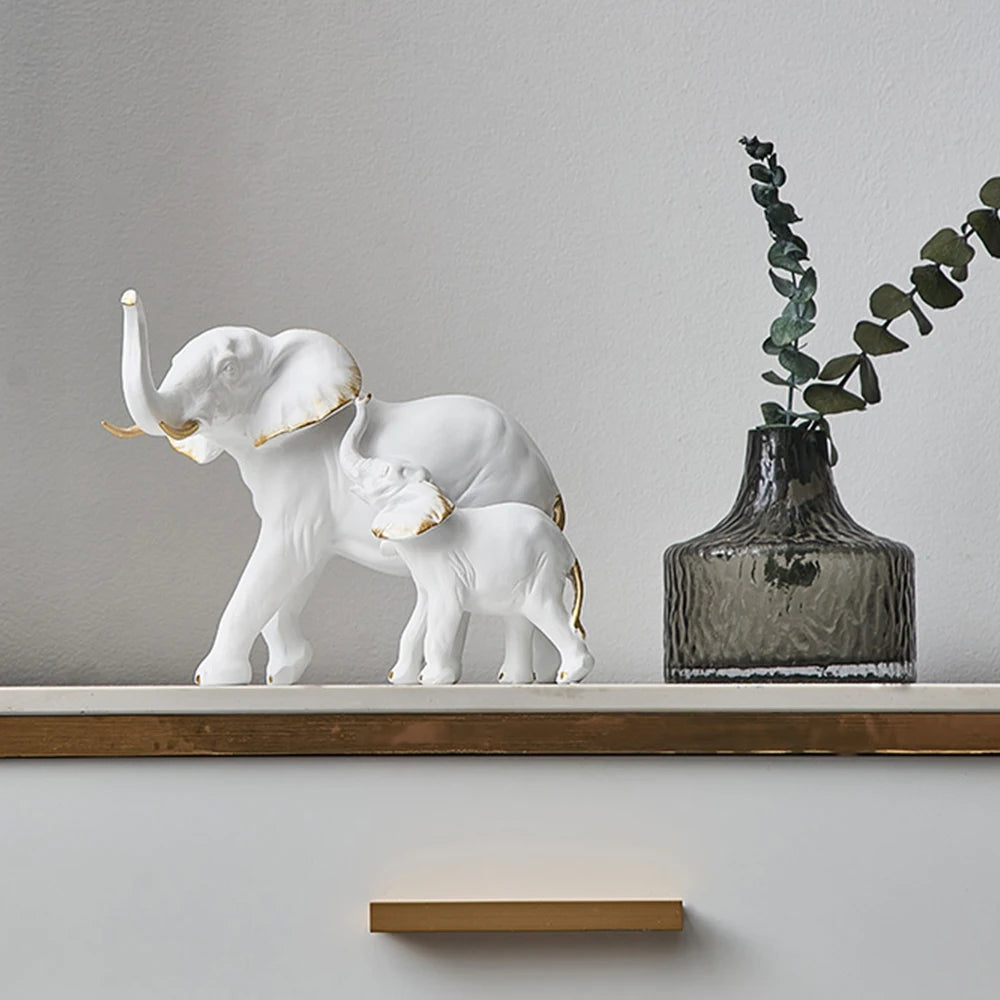 Creative Elephant Statues & Figurines Crafts