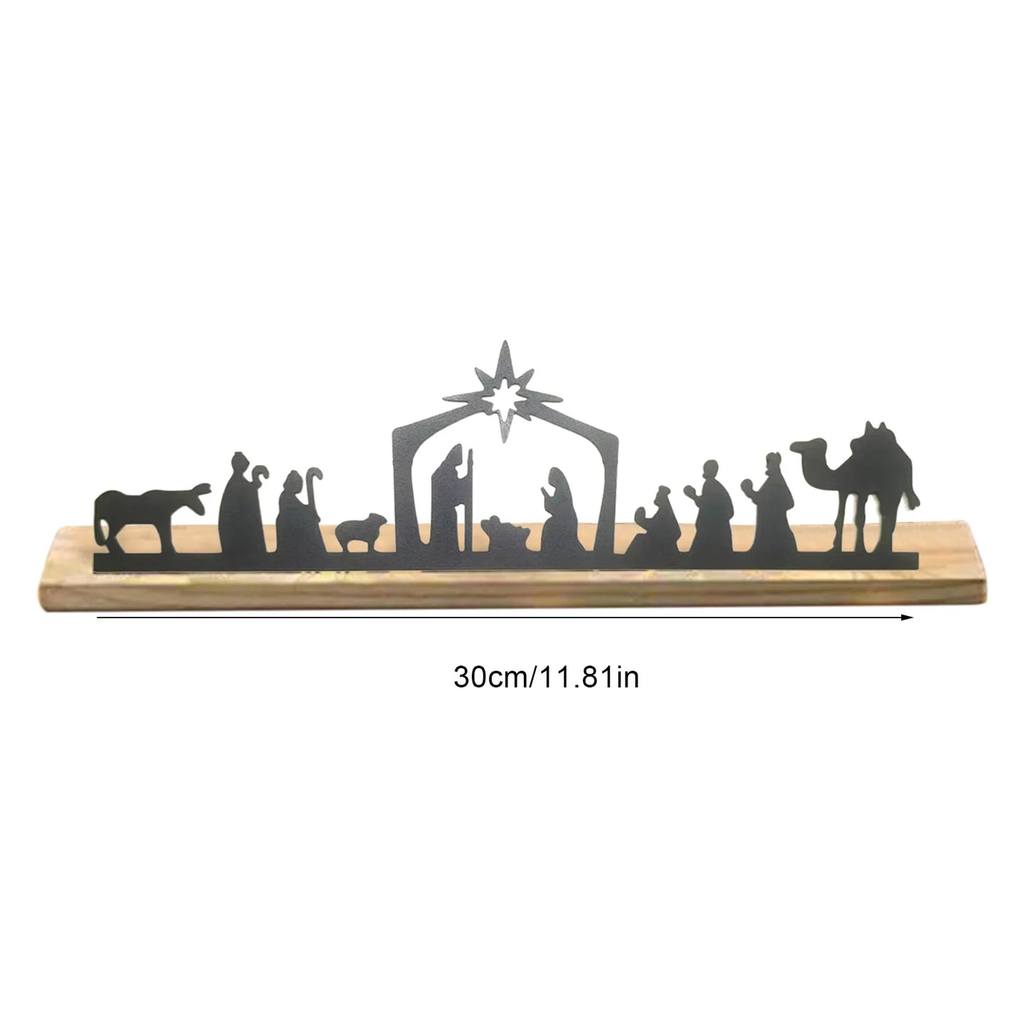 Creative Nativity Scene For Christmas Table Decoration