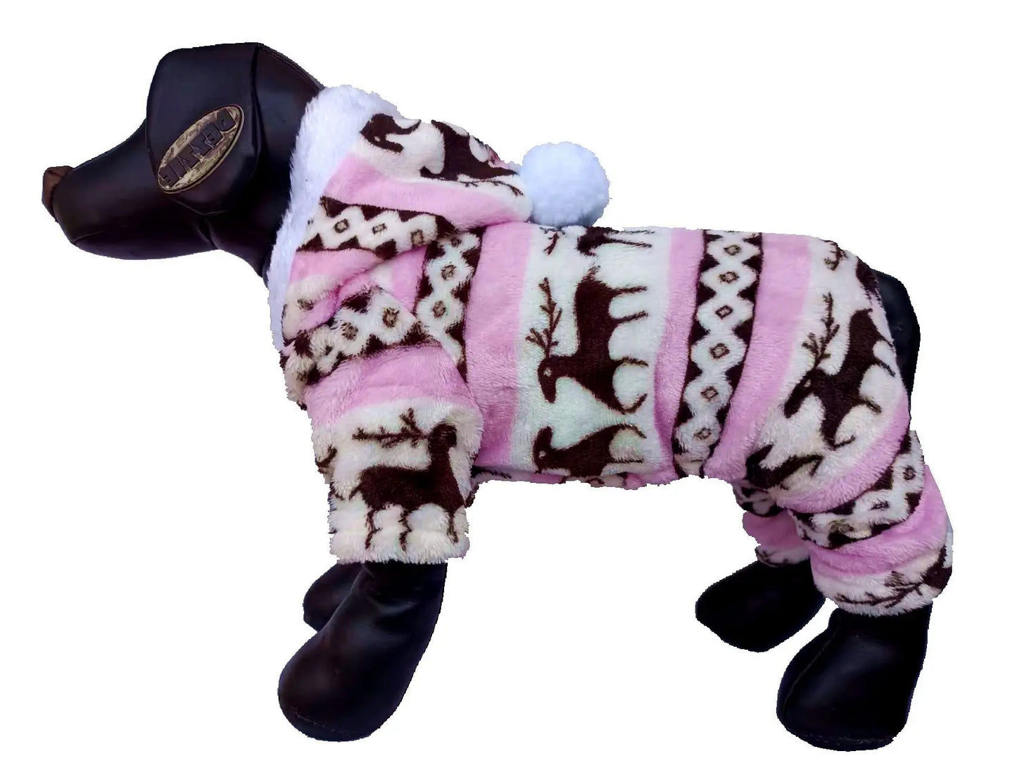 Winter Dog Jumpsuit Pet Pajamas