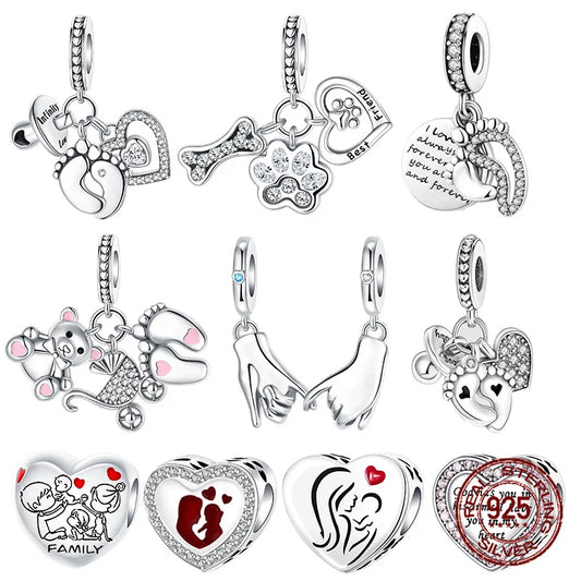 Sterling Silver Shaped Charms or pendant jewelry