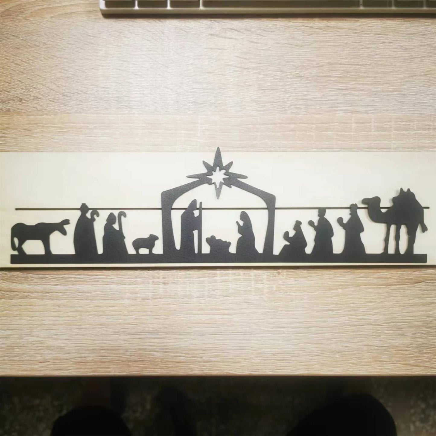 Creative Nativity Scene For Christmas Table Decoration