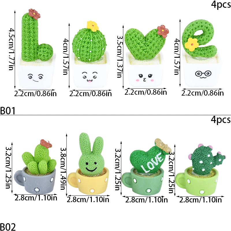 Cactus Miniatures Cactus Potted Plants