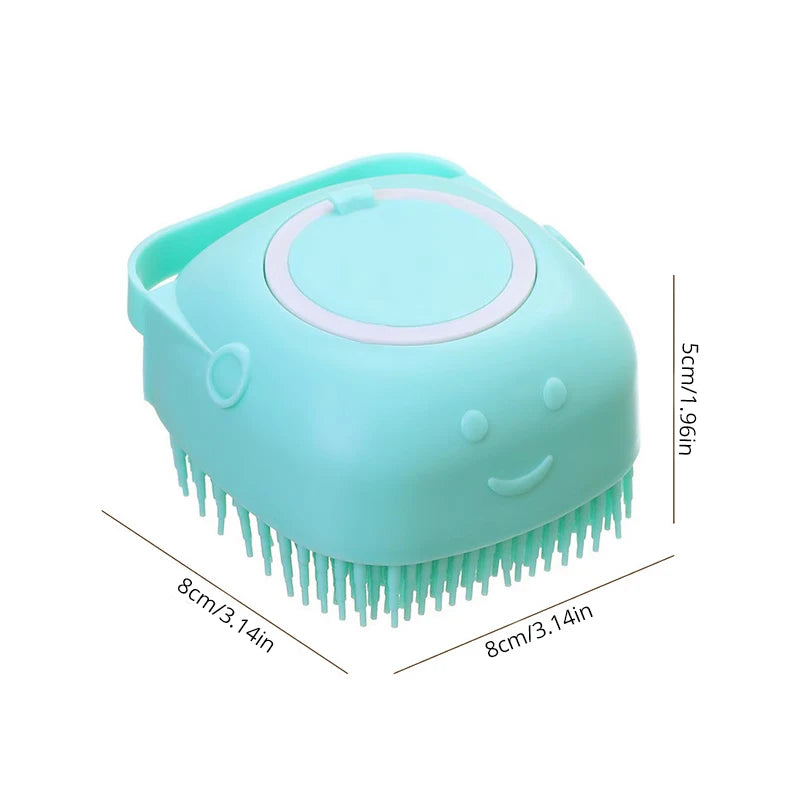 Pet Bathing Brush, add shampoo