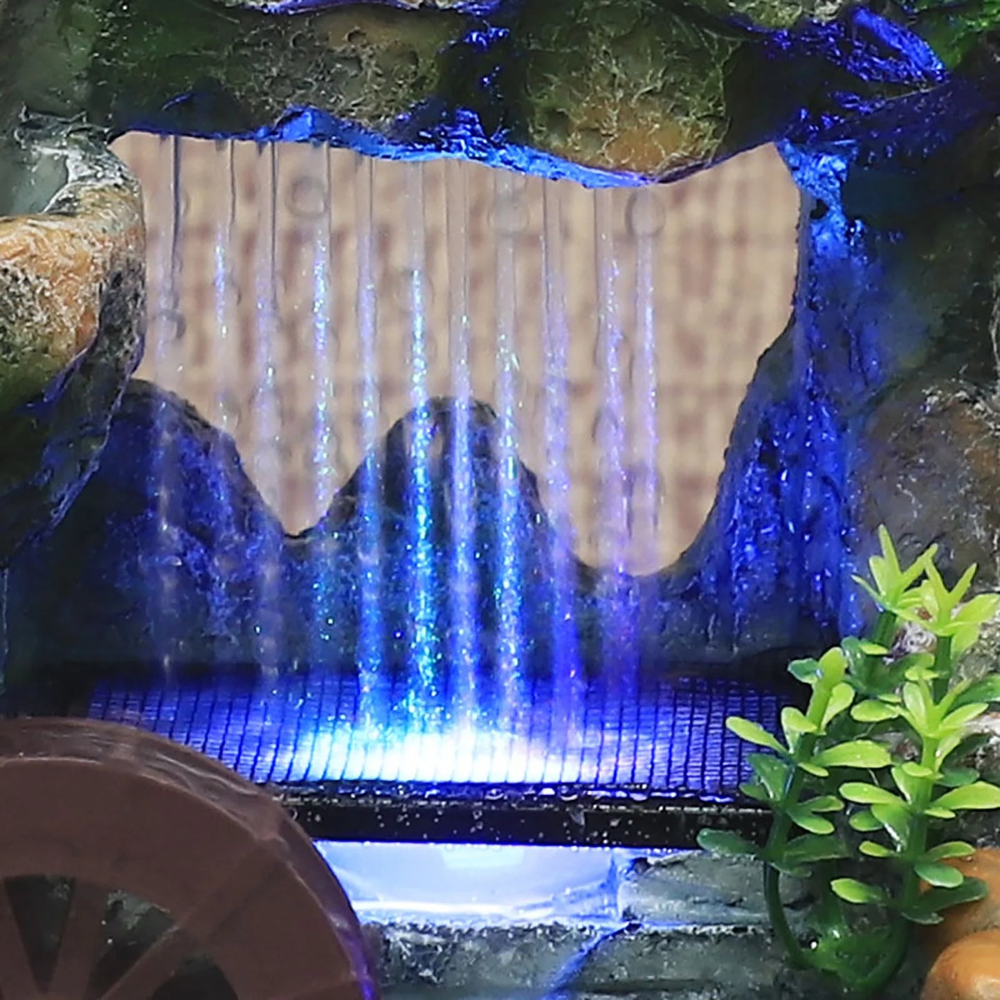 Indoor Waterfall with LED Lighting