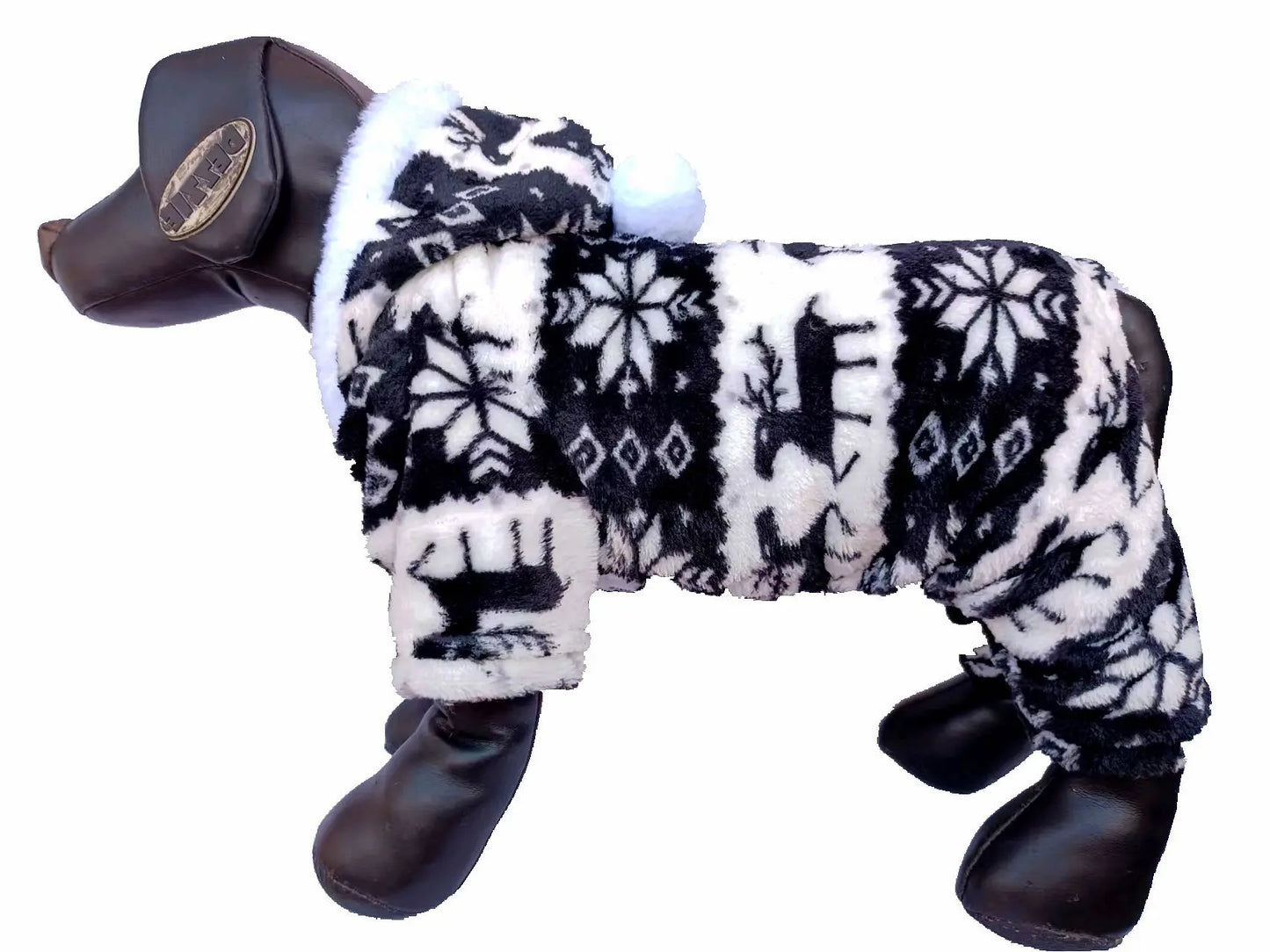 Winter Dog Jumpsuit Pet Pajamas