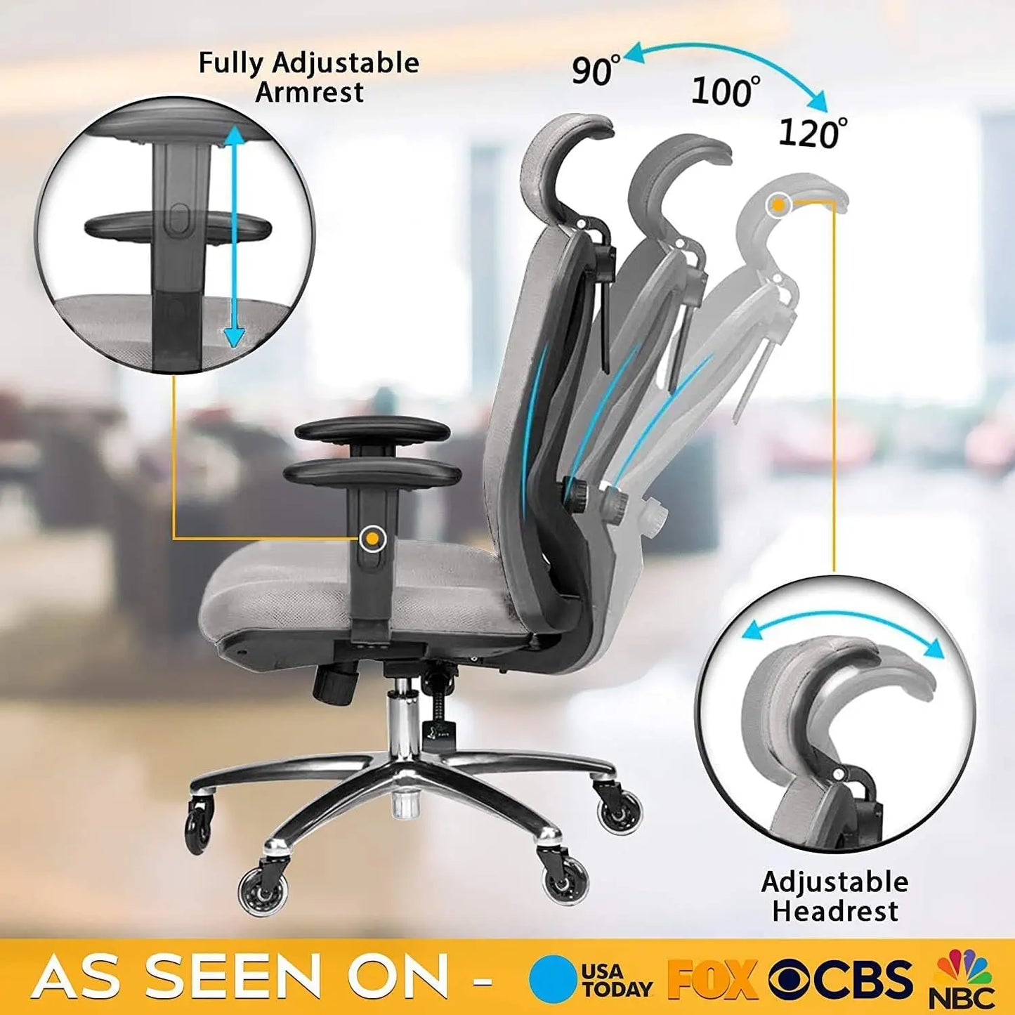 Adjustable Desk Duramont Ergonomic Office Chair