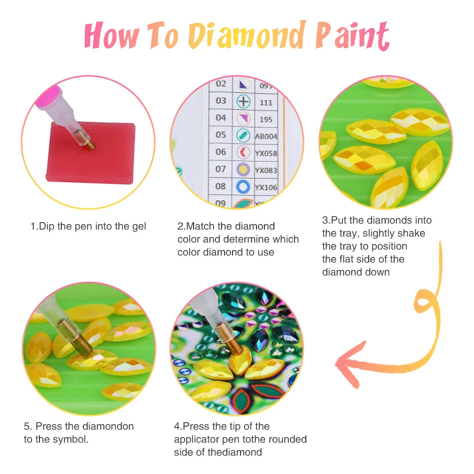 5D DIY Diamond Painting Animal Kit - Gorgeous Peacock