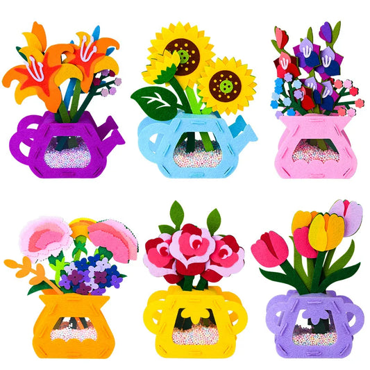 DIY Flower Toy Montessori Arts and Crafts Set