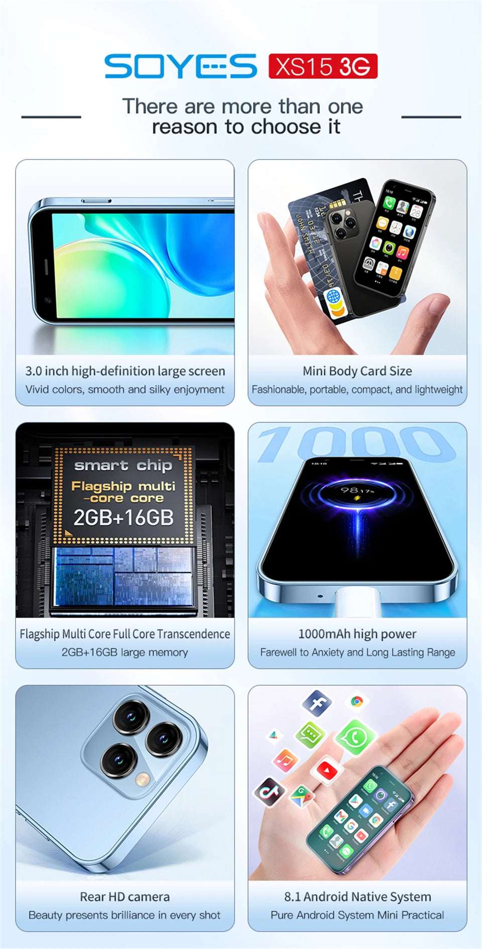 Mini Android 8.1 Smart Phone