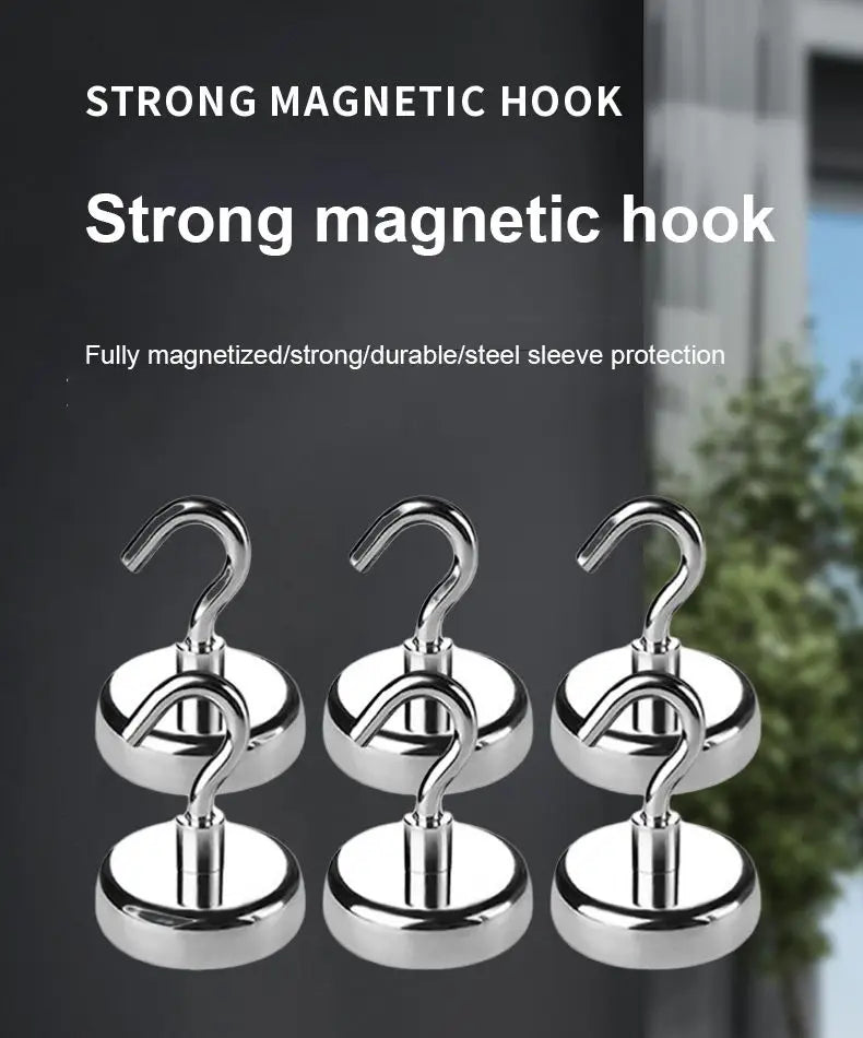 Strong Magnetic Multi-Purpose Storage Hooks