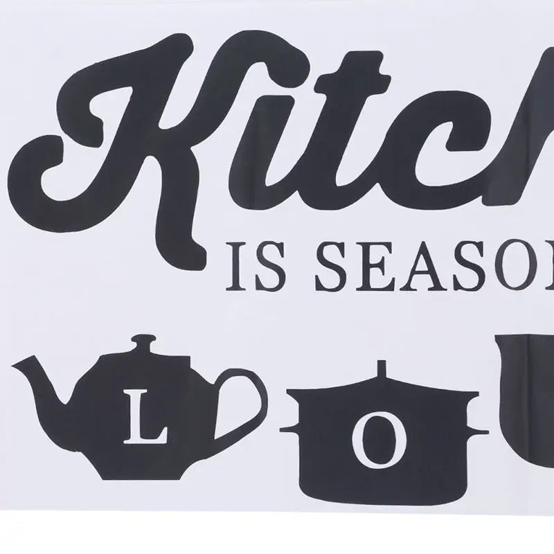 THIS KITCHEN IS SEASONED WITH LOVE Quotes Wall Stickers