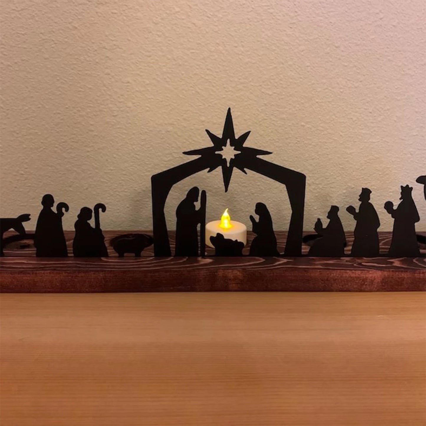 Creative Nativity Scene For Christmas Table Decoration