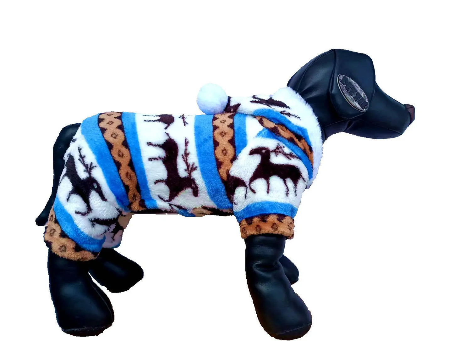 Winter Dog Jumpsuit Pet Pajamas