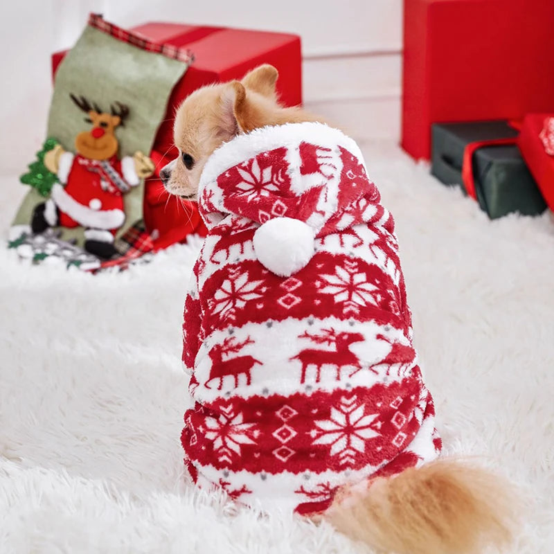 Winter Dog Jumpsuit Pet Pajamas