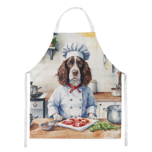 English Springer Spaniel Chef Apron Unisex, Large
